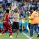 Illustration for article titled Idiot On The Field At Germany-Ghana Match Was A Nazi